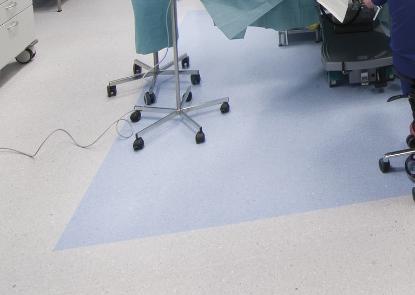 Укладка токопроводящей плитки ПВХ с дизайном