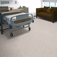 Укладка токопроводящего линолеума на медную ленту