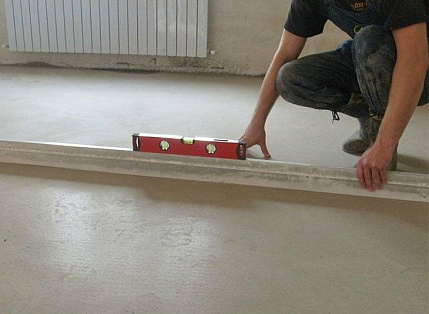 Подготовка поверхности основания